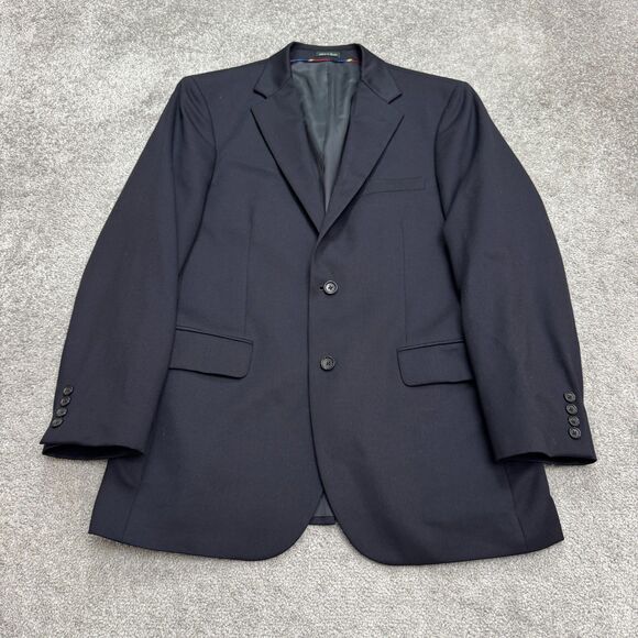 J.Crew Wool Blazer Suit Jacket Mens 40R Navy Blue Sungle Vented Sport Coat NWT - Picture 1 of 16
